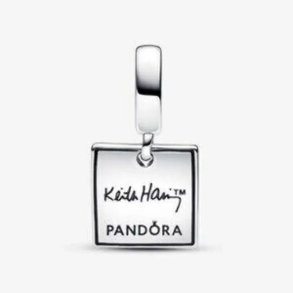 Pandora Keith Haringa x Pandora Walking Heart Double Dangle Charm